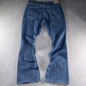 Signature Levi Strauss Jeans Womens 14S Blue Mid Rise Bootcut 32x30 Denim